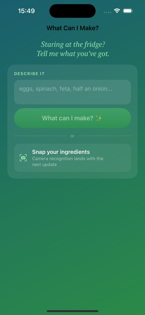 What Can I Make