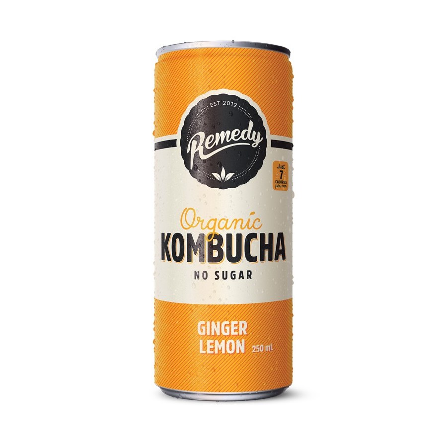Remedy Ginger Lemon Kombucha