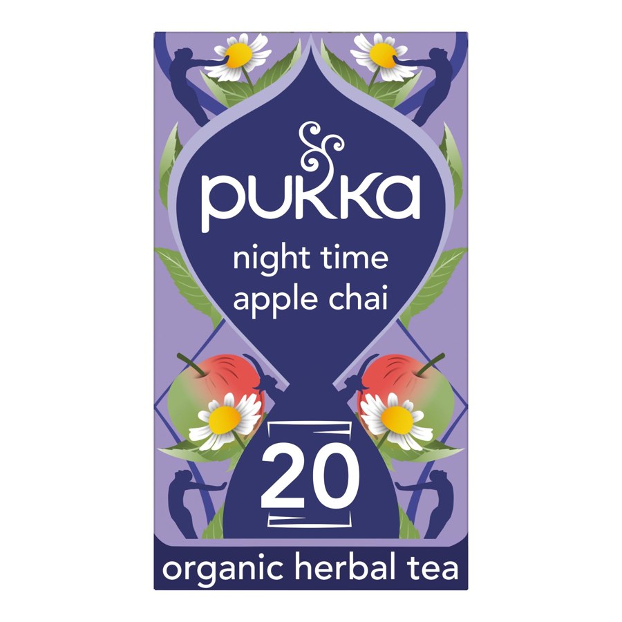 Pukka Organic Night Time Apple Chai Herbal Tea Wit