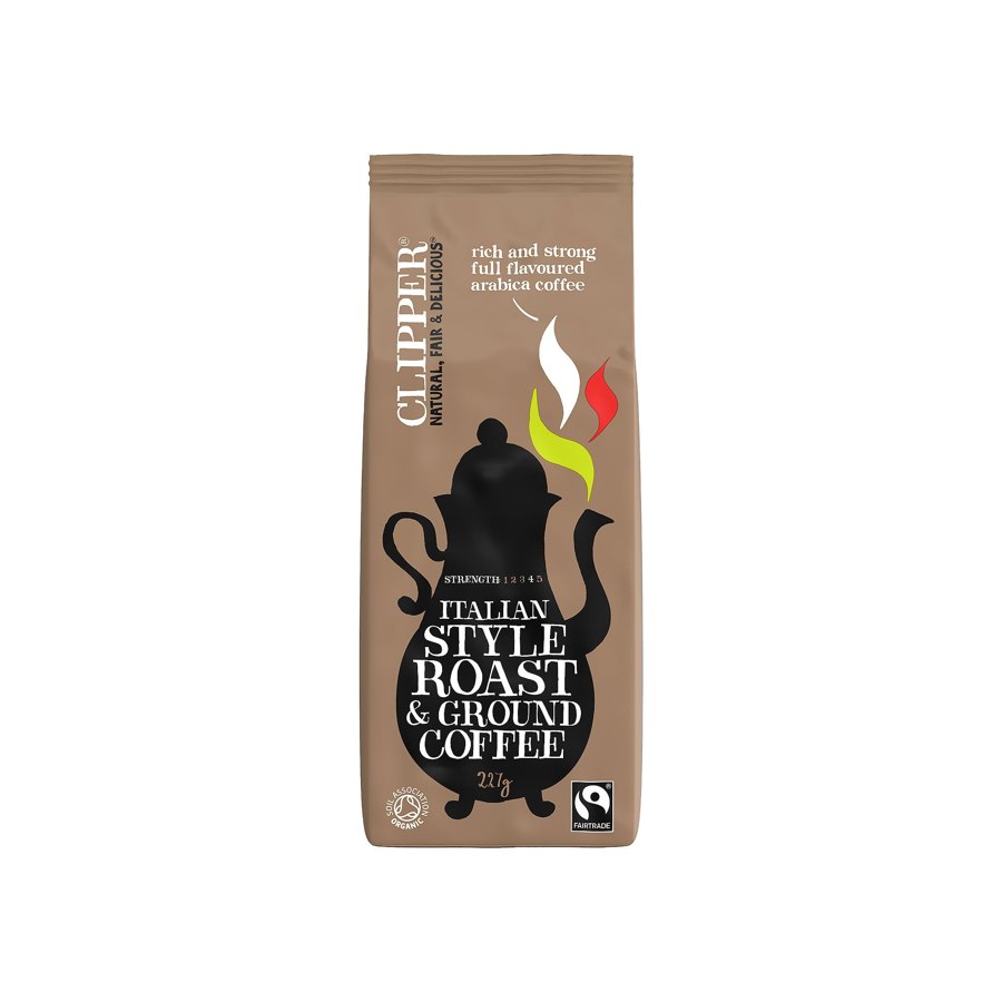 Clipper Italian Style Ground Coffee 227g
