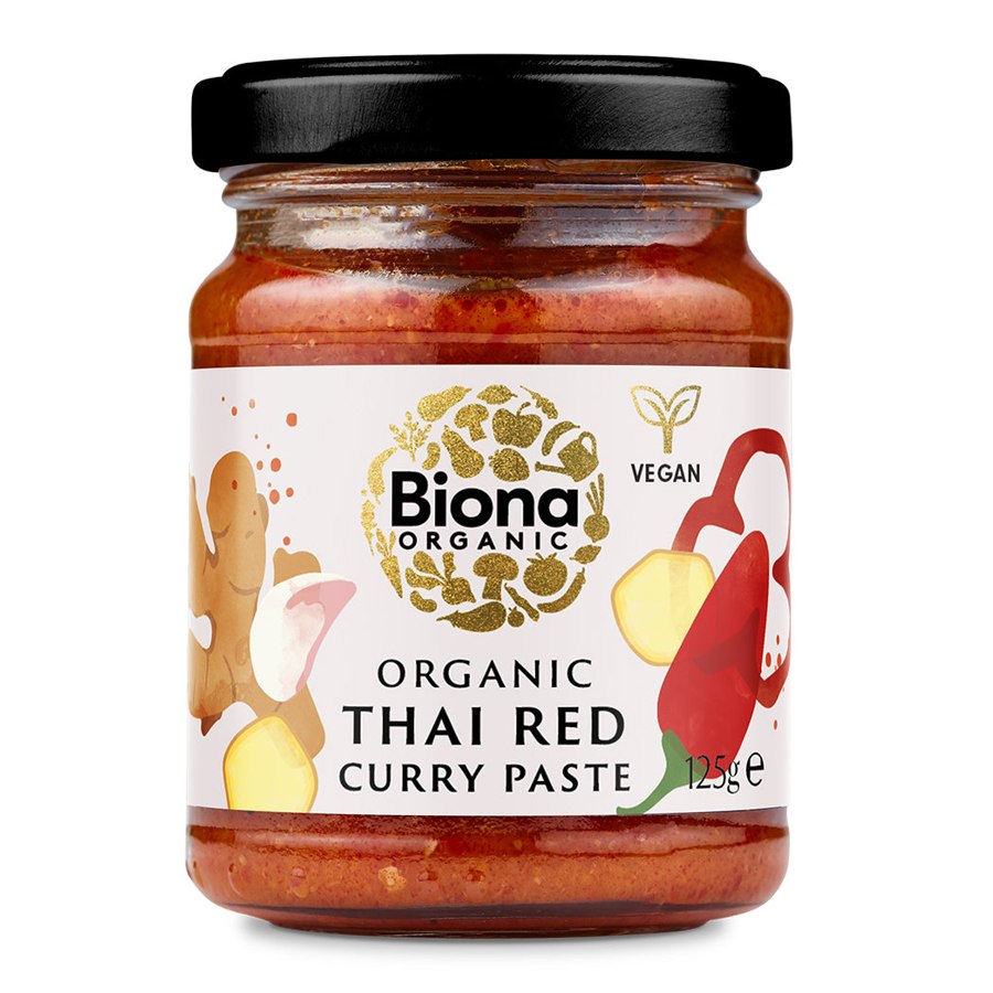 Biona Organic Thai Red Curry Paste 125g