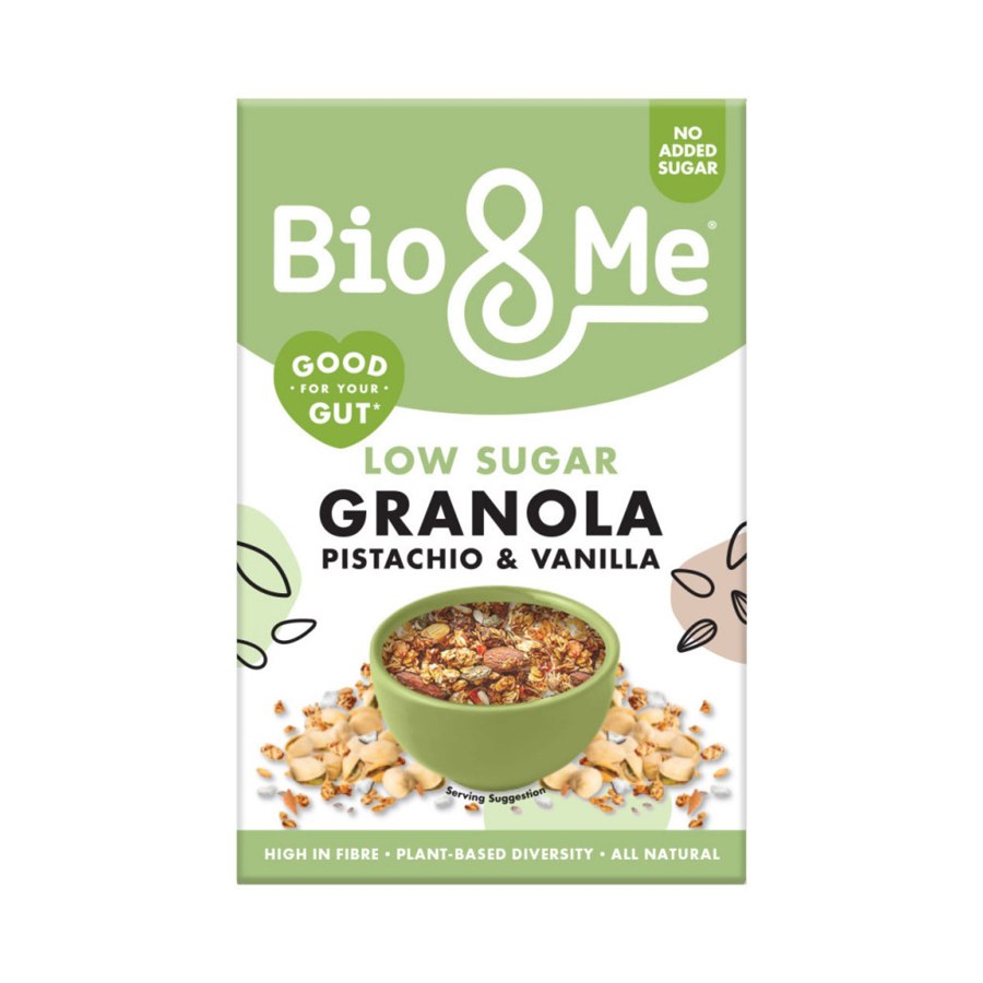 Bio&Me Pistachio and Vanilla Low Sugar Granola 360g