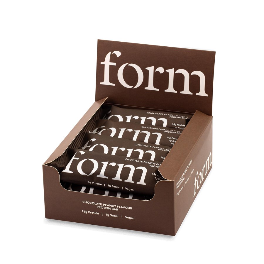 Form Chocolate Peanut Protein Bars (Box of 12)
