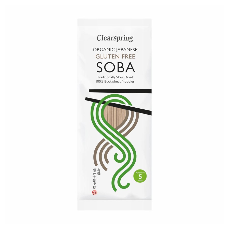 Clearspring Organic Japanese 100% Buckwheat Soba Noodles