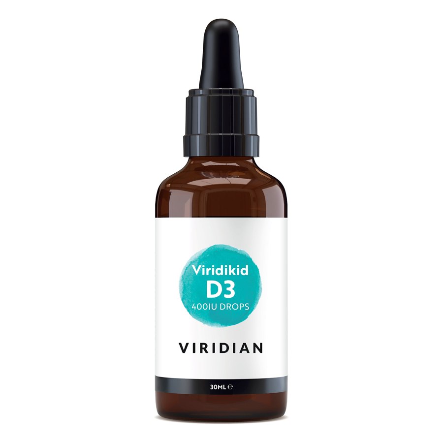 Viridian Viridikid Vitamin D3 Drops 400IU 30ml
